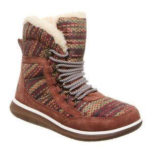 BEARPAW Ruby Genuine Sheepskin Footbed Lace Boot